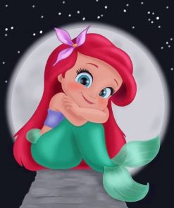 Disney Mermaids Paint By Numbers - Numeral Paint Kit