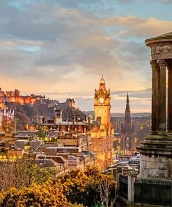 Dugald Stewart Monument Paint By Numbers