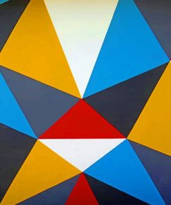 Colorful Geometric Paint By Numbers
