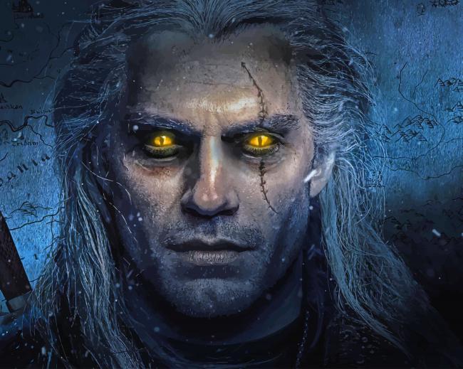 The Witcher Henry Cavill Paint By Numbers