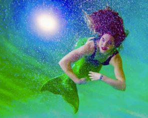 Mermaid Underwater Paint By Numbers