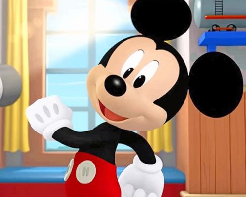 Mickey Mouse Paint By Numbers - Numeral Paint Kit