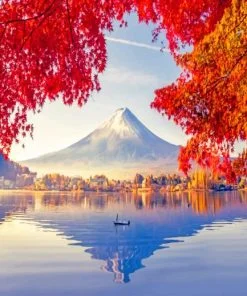 Autumn Mt Fuji Paint By Numbers