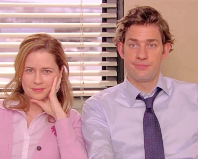 Jim And Pam The Office Paint By Numbers