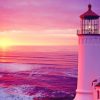 Lighthouse Sunset Paint By Numbers