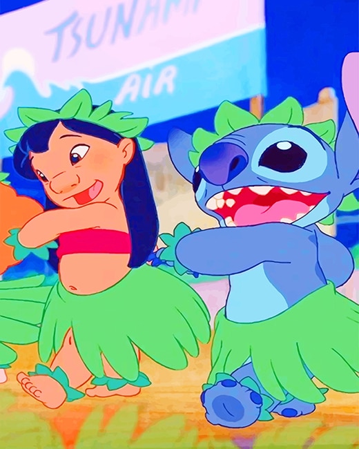 Lilo And Stitch Paint By Numbers - Paint By Numbers