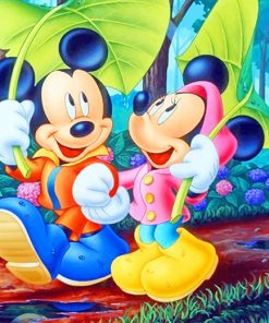 Karyees Disney Paint By Numbers Disney Mickey Mouse Paint By
