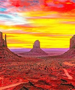 Monument Valley Arizona Paint By Numbers