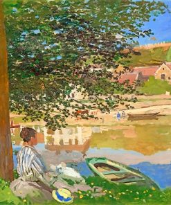 On The Bank Of The Seine Bennecourt Paint By Numbers