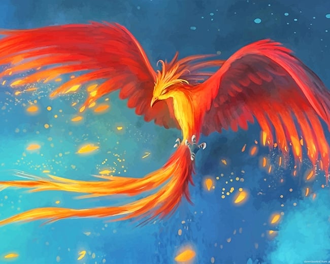 Phoenix Bird Paint By Numbers