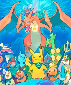 Pokemon Anime Paint By Numbers