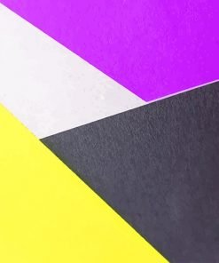 Purple Black Yellow Pattern NEW Paint By Numbers