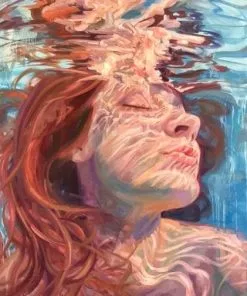 Woman In The Water Paint By Numbers
