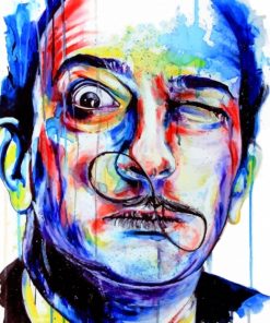 Colorful Salvador Dali Paint By Numbers