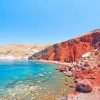 Greece Red Beach Paint By Numbers