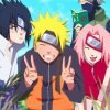 Naruto With Friends Paint By Numbers
