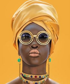 Stylish African Woman NEW Paint By Numbers