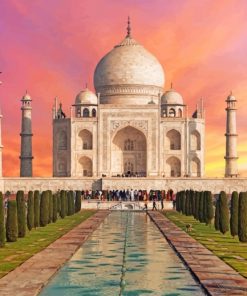 Taj Mahal Agra Paint By Numbers