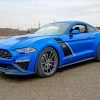 Blue Ford Mustang Paint By Numbers