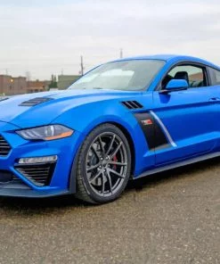 Blue Ford Mustang Paint By Numbers