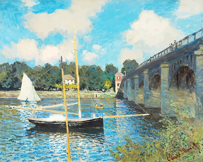 The Argenteuil Bridge Paint By Numbers