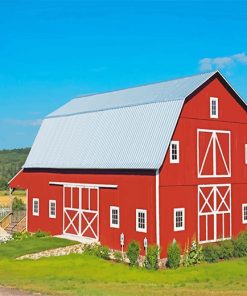 Red Barn Paint By Numbers