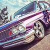 Classic Purple Car Paint By Numbers