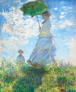 Woman With Parasol Paint By Numbers