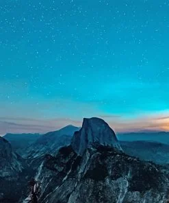Yosemite Valley At Night Paint By Numbers