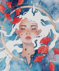 Abstract Girl Paint By Numbers