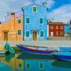 Burano Town Paint By Numbers
