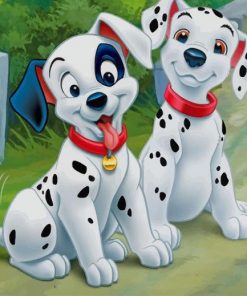 One Hundred And Dalmatians Paint By Numbers