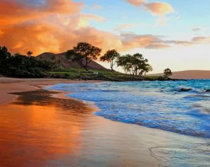 Sunset Hawaii Beach Paint By Numbers