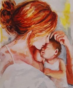 Mom And Baby Paint By Numbers