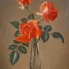 Orange Roses Vase Paint By Numbers