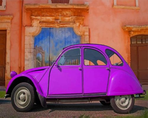 Purple Vw New Paint By Number Numeral Paint