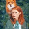 Fox And Ginger Girl paint by numbers