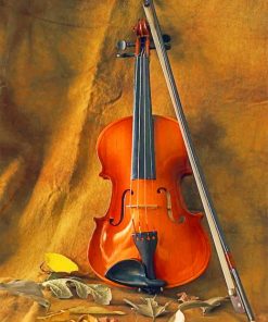 Vintage Violin paint by numbers