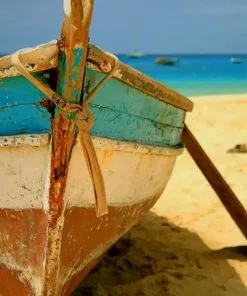 Old Boat Paint By Numbers
