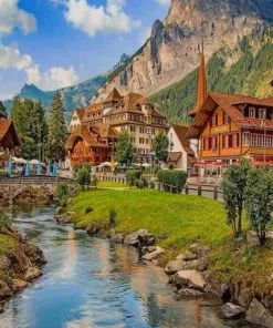 Beautiful Landscape paint By Numbers