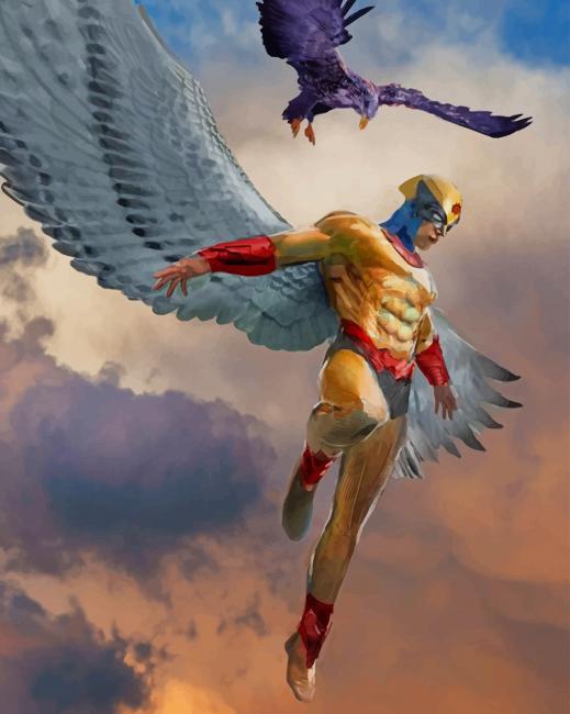 Birdman Superhero Paint By Numbers