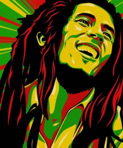 Bob Marley Art paint by numbers