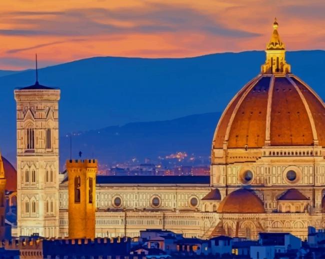 Florence Cathedral Paint By Numbers