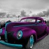 Classic Purple Car Paint By Numbers