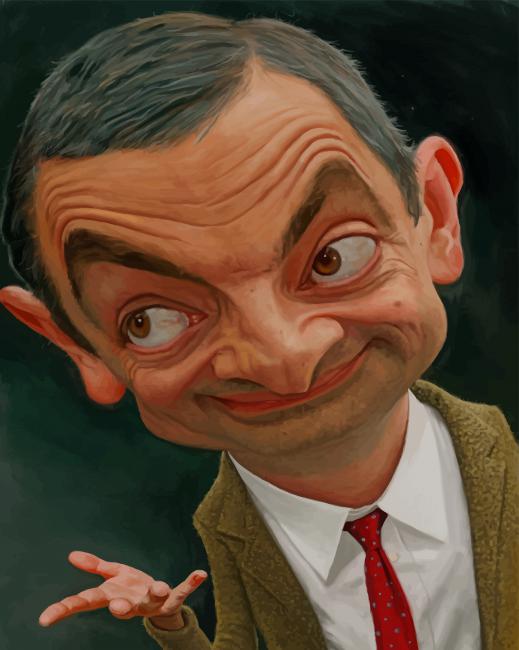 Mr Bean Paint By Numbers