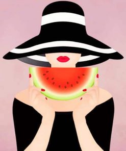 Girl With Watermelon paint by numbers