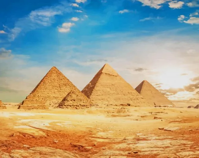 Egypt Paint By Numbers Art Design Pyramids Painting By Numbers KIT For - View #2