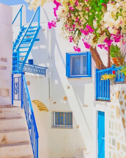 Greece Island Paint By Numbers