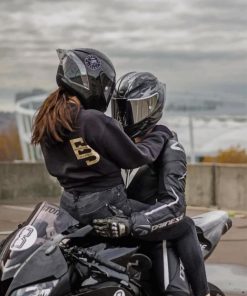 Motorcycle Couple paint by numbers
