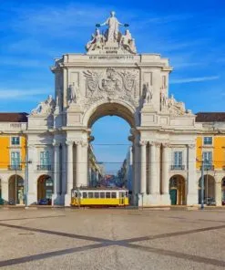 Praca Do Comercio Lisbon Paint By Numbers